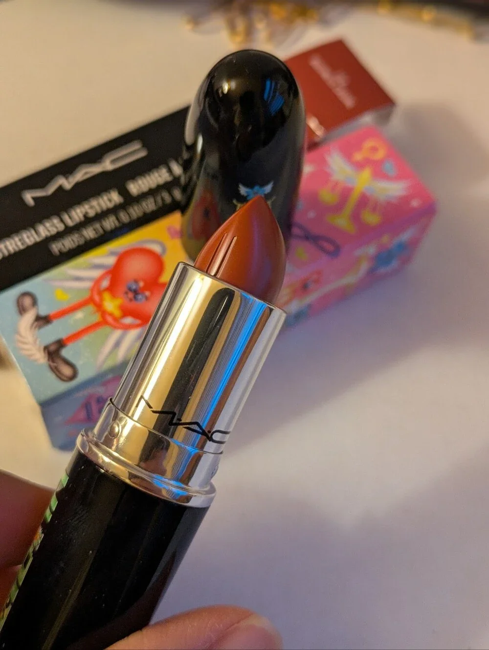 New MAC Cosmetics Lustreglass Lipstick - 544 Business Casual - Special Edition